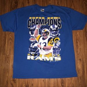 St. Louis Rams Super Bowl Champions shirt size XL